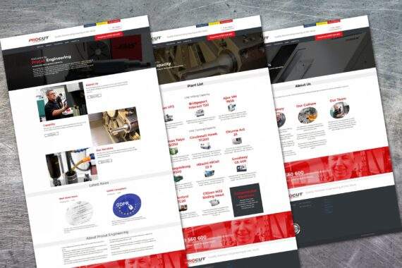 Website for Procut engineering